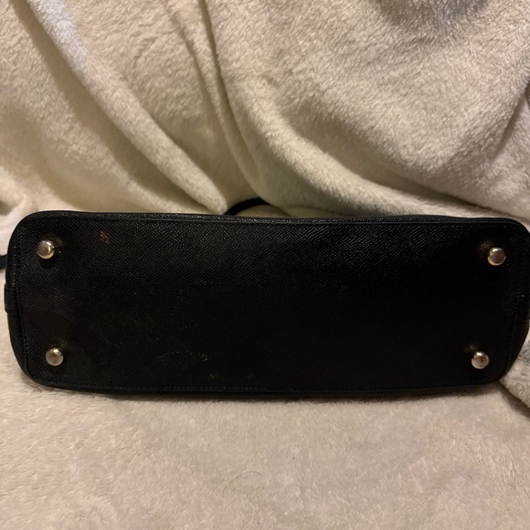 Coach Sierra Black Satchel with Gold Accents - Picture 3 of 7